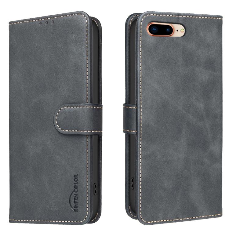 Custodia per telefono in ecopelle con texture in pelle di vitello tinta unita e protezione RFID., For iPhone XS Max, For iPhone 6 Plus/7 Plus/8 Plus, For iPhone 6 / 7 / 8