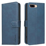 Custodia per telefono in ecopelle con texture in pelle di vitello tinta unita e protezione RFID., For iPhone XS Max, For iPhone 6 Plus/7 Plus/8 Plus, For iPhone 6 / 7 / 8