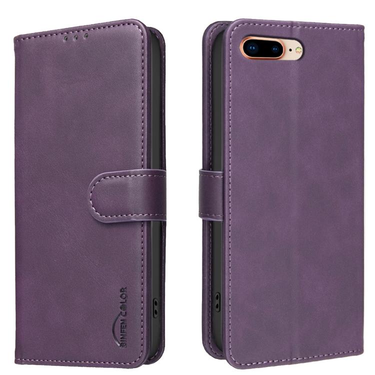 Custodia per telefono in ecopelle con texture in pelle di vitello tinta unita e protezione RFID., For iPhone XS Max, For iPhone 6 Plus/7 Plus/8 Plus, For iPhone 6 / 7 / 8
