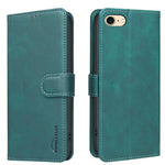 Custodia per telefono in ecopelle con texture in pelle di vitello tinta unita e protezione RFID., For iPhone XS Max, For iPhone 6 Plus/7 Plus/8 Plus, For iPhone 6 / 7 / 8