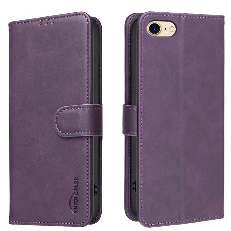 Custodia per telefono in ecopelle con texture in pelle di vitello tinta unita e protezione RFID., For iPhone XS Max, For iPhone 6 Plus/7 Plus/8 Plus, For iPhone 6 / 7 / 8