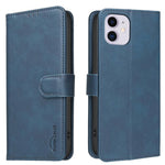 Custodia per telefono in ecopelle con texture in pelle di vitello tinta unita e protezione RFID., For iPhone 11 Pro Max, For iPhone 11, For iPhone 11 Pro, For iPhone XR