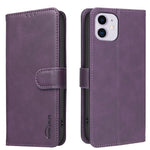 Custodia per telefono in ecopelle con texture in pelle di vitello tinta unita e protezione RFID., For iPhone 11 Pro Max, For iPhone 11, For iPhone 11 Pro, For iPhone XR