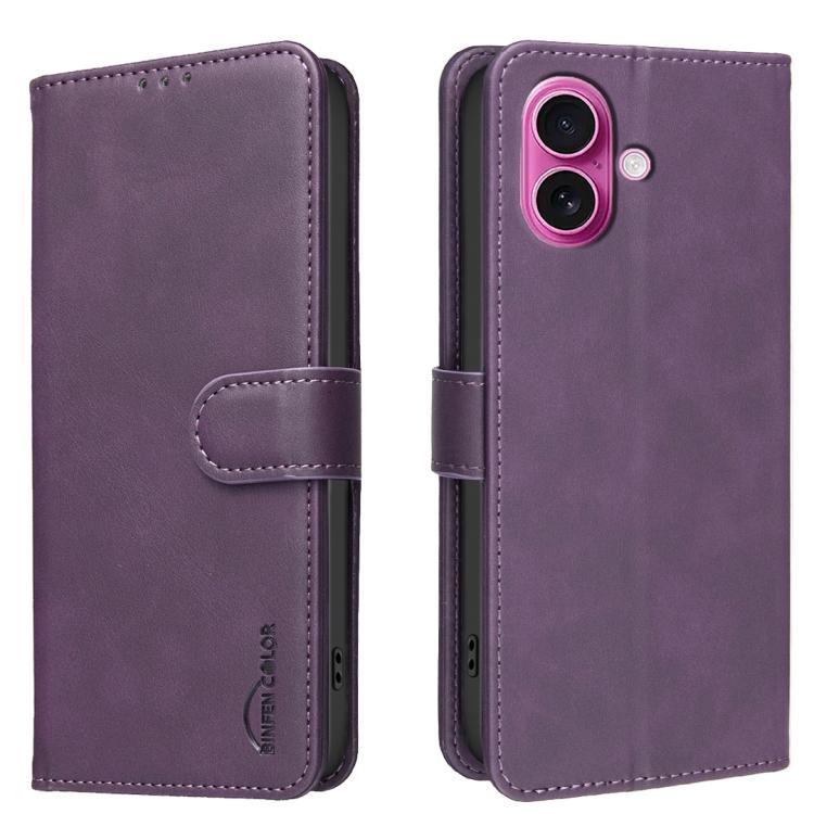 Custodia per telefono in ecopelle con texture in pelle di vitello tinta unita e protezione RFID., For iPhone Air, For iPhone 16 Pro Max, For iPhone 16 Pro, For iPhone 16 Plus