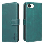 Custodia per telefono in ecopelle con texture in pelle di vitello tinta unita e protezione RFID., For iPhone 18 Pro/17 Pro, For iPhone 18 Pro Max/17 Pro Max, For iPhone 16e / 17e, For iPhone 17