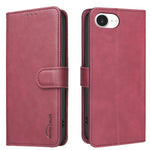 Custodia per telefono in ecopelle con texture in pelle di vitello tinta unita e protezione RFID., For iPhone 18 Pro/17 Pro, For iPhone 18 Pro Max/17 Pro Max, For iPhone 16e / 17e, For iPhone 17