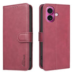 Custodia per telefono in ecopelle con texture in pelle di vitello tinta unita e protezione RFID., For iPhone 16, For iPhone 15 Pro Max, For iPhone 15 Pro, For iPhone 14 Plus / 15 Plus