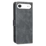 Custodia per telefono in ecopelle con texture in pelle di vitello tinta unita e protezione RFID., For iPhone Air, For iPhone 16 Pro Max, For iPhone 16 Pro, For iPhone 16 Plus