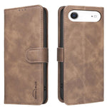 Custodia per telefono in ecopelle con texture in pelle di vitello tinta unita e protezione RFID., For iPhone Air, For iPhone 16 Pro Max, For iPhone 16 Pro, For iPhone 16 Plus