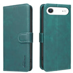 Custodia per telefono in ecopelle con texture in pelle di vitello tinta unita e protezione RFID., For iPhone Air, For iPhone 16 Pro Max, For iPhone 16 Pro, For iPhone 16 Plus