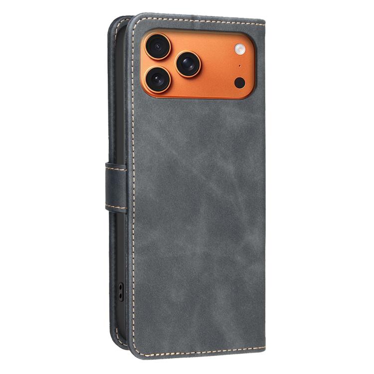 Custodia per telefono in ecopelle con texture in pelle di vitello tinta unita e protezione RFID., For iPhone 18 Pro/17 Pro, For iPhone 18 Pro Max/17 Pro Max, For iPhone 16e / 17e, For iPhone 17
