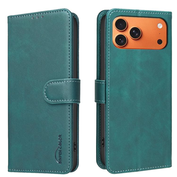 Custodia per telefono in ecopelle con texture in pelle di vitello tinta unita e protezione RFID., For iPhone 18 Pro/17 Pro, For iPhone 18 Pro Max/17 Pro Max, For iPhone 16e / 17e, For iPhone 17