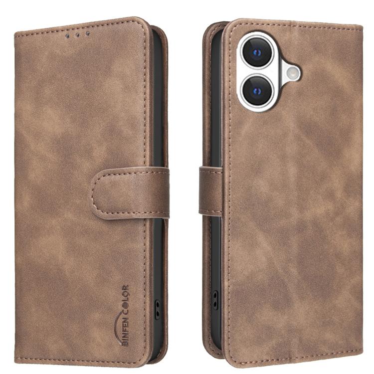 Custodia per telefono in ecopelle con texture in pelle di vitello tinta unita e protezione RFID., For iPhone 18 Pro/17 Pro, For iPhone 18 Pro Max/17 Pro Max, For iPhone 16e / 17e, For iPhone 17