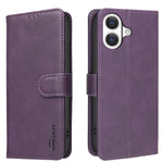Custodia per telefono in ecopelle con texture in pelle di vitello tinta unita e protezione RFID., For iPhone 18 Pro/17 Pro, For iPhone 18 Pro Max/17 Pro Max, For iPhone 16e / 17e, For iPhone 17