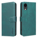 Custodia per telefono in ecopelle con texture in pelle di vitello tinta unita e protezione RFID., For iPhone 11 Pro Max, For iPhone 11, For iPhone 11 Pro, For iPhone XR