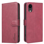 Custodia per telefono in ecopelle con texture in pelle di vitello tinta unita e protezione RFID., For iPhone 11 Pro Max, For iPhone 11, For iPhone 11 Pro, For iPhone XR