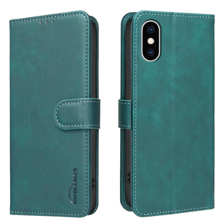 Custodia per telefono in ecopelle con texture in pelle di vitello tinta unita e protezione RFID., For iPhone XS Max, For iPhone 6 Plus/7 Plus/8 Plus, For iPhone 6 / 7 / 8