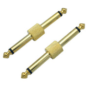 Adattatore audio 6,5mm mono maschio a 6,35mm stereo maschio