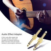 Adattatore audio 6,5mm mono maschio a 6,35mm stereo maschio