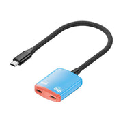 Convertitore AR 2 in 1 da Type-C a doppio Type-C con funzionalità complete