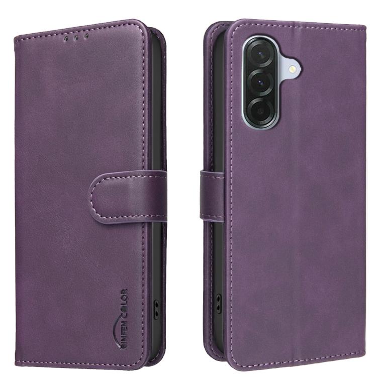 Custodia per telefono in ecopelle con texture in pelle di vitello tinta unita e protezione RFID., For Samsung Galaxy A35 5G, For Samsung Galaxy A05, For Samsung Galaxy A05s, For Samsung Galaxy A25 5G