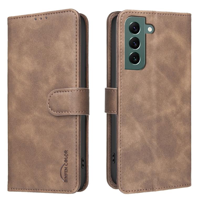 Custodia per telefono in ecopelle con texture in pelle di vitello tinta unita e protezione RFID., For Samsung Galaxy S23 FE 5G, For Samsung Galaxy S23 Ultra 5G, For Samsung Galaxy S23+ 5G, For Samsung Galaxy S23 5G