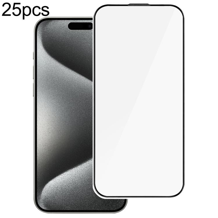 25 pezzi Pellicola in vetro temperato ad alto contenuto di alluminio 380 con stampa serigrafica, For iPhone Fold, For iPhone 18, For iPhone 18 Pro, For iPhone 18 Pro Max, For iPhone 17 Pro Max, For iPhone 17 Pro, For iPhone 17 / 16 Pro, For iPhone Air ...