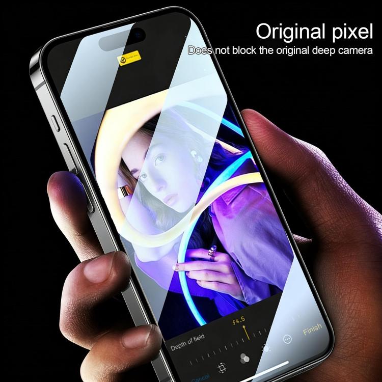25 pezzi Pellicola in vetro temperato ad alto contenuto di alluminio 380 con stampa serigrafica, For iPhone Fold, For iPhone 18, For iPhone 18 Pro, For iPhone 18 Pro Max, For iPhone 17 Pro Max, For iPhone 17 Pro, For iPhone 17 / 16 Pro, For iPhone Air ...
