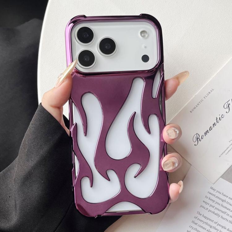 Custodia per telefono in TPU elettrolitico con effetto fiamma cava e raffreddamento., For iPhone 17 Pro Max, For iPhone 17 Pro, For iPhone 17, For iPhone Air