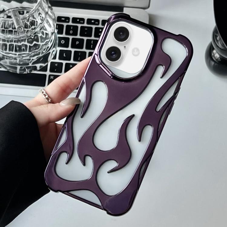 Custodia per telefono in TPU elettrolitico con effetto fiamma cava e raffreddamento., For iPhone 17 Pro Max, For iPhone 17 Pro, For iPhone 17, For iPhone Air