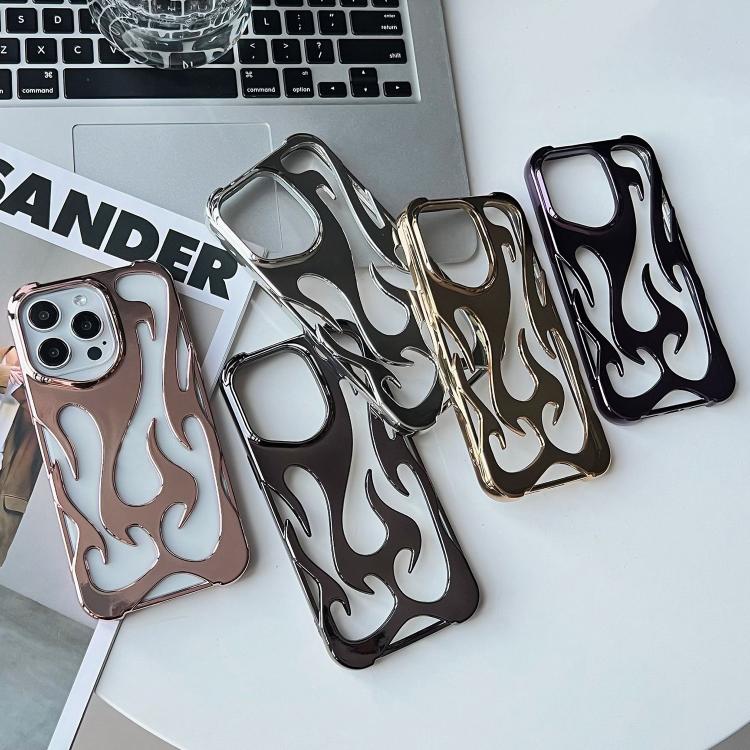 Custodia per telefono in TPU elettrolitico con effetto fiamma cava e raffreddamento., For iPhone 17 Pro Max, For iPhone 17 Pro, For iPhone 17, For iPhone Air