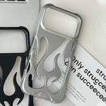 Custodia per telefono in TPU satinato con rivestimento spray a effetto fiamma cava., For iPhone 17 Pro Max, For iPhone 17 Pro, For iPhone 17, For iPhone Air, For iPhone 16 Pro Max, For iPhone 16 Pro, For iPhone 16 Plus, For iPhone 16