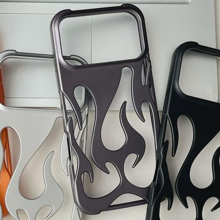 Custodia per telefono in TPU satinato con rivestimento spray a effetto fiamma cava., For iPhone 17 Pro Max, For iPhone 17 Pro, For iPhone 17, For iPhone Air, For iPhone 16 Pro Max, For iPhone 16 Pro, For iPhone 16 Plus, For iPhone 16