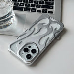 Custodia per telefono in TPU satinato con rivestimento spray a effetto fiamma cava., For iPhone 17 Pro Max, For iPhone 17 Pro, For iPhone 17, For iPhone Air, For iPhone 16 Pro Max, For iPhone 16 Pro, For iPhone 16 Plus, For iPhone 16
