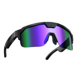 Q01 Occhiali sportivi intelligenti con intelligenza artificiale per ciclismo all'aperto, fotocamera da 8 MP