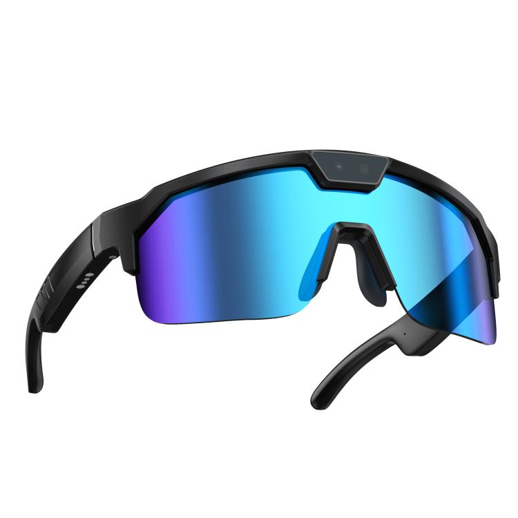 Q01 Occhiali sportivi intelligenti con intelligenza artificiale per ciclismo all'aperto, fotocamera da 8 MP