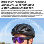Q01 Occhiali sportivi intelligenti con intelligenza artificiale per ciclismo all'aperto, fotocamera da 8 MP