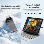 Mini lettore schede SD USB-C compatibile fino a 2TB