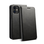 Custodia portafoglio in pelle orizzontale per iPhone 12, 12 Pro