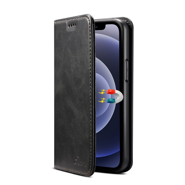 Custodia portafoglio in pelle orizzontale per iPhone 12, 12 Pro