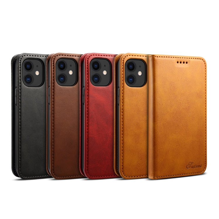 Custodia portafoglio in pelle orizzontale per iPhone 12, 12 Pro