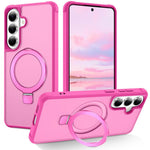 Custodia per telefono con supporto magnetico MagSafe in TPU e PC., For Samsung Galaxy S26+ 5G, For Samsung Galaxy S26 Ultra 5G, For Samsung Galaxy S26 5G