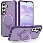 Custodia per telefono con supporto magnetico MagSafe in TPU e PC., For Samsung Galaxy S26+ 5G, For Samsung Galaxy S26 Ultra 5G, For Samsung Galaxy S26 5G