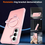 Custodia per telefono con supporto magnetico MagSafe in TPU e PC., For Samsung Galaxy S26+ 5G, For Samsung Galaxy S26 Ultra 5G, For Samsung Galaxy S26 5G