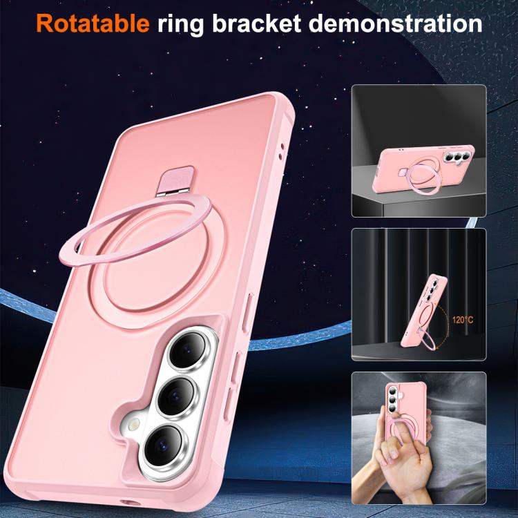 Custodia per telefono con supporto magnetico MagSafe in TPU e PC., For Samsung Galaxy S26+ 5G, For Samsung Galaxy S26 Ultra 5G, For Samsung Galaxy S26 5G