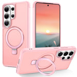 Custodia per telefono con supporto magnetico MagSafe in TPU e PC., For Samsung Galaxy S26+ 5G, For Samsung Galaxy S26 Ultra 5G, For Samsung Galaxy S26 5G