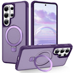 Custodia per telefono con supporto magnetico MagSafe in TPU e PC., For Samsung Galaxy S26+ 5G, For Samsung Galaxy S26 Ultra 5G, For Samsung Galaxy S26 5G