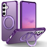 Custodia per telefono MagSafe con supporto rotante Skin-Feel per smorzamento., For Samsung Galaxy S26+ 5G, For Samsung Galaxy S26 Ultra 5G, For Samsung Galaxy S26 5G