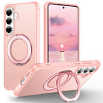 Custodia per telefono MagSafe con supporto rotante Skin-Feel per smorzamento., For Samsung Galaxy S26+ 5G, For Samsung Galaxy S26 Ultra 5G, For Samsung Galaxy S26 5G