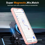 Custodia per telefono MagSafe con supporto rotante Skin-Feel per smorzamento., For Samsung Galaxy S26+ 5G, For Samsung Galaxy S26 Ultra 5G, For Samsung Galaxy S26 5G